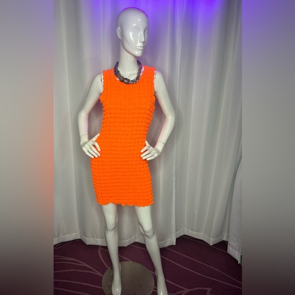 NWT Bubble Jersey Sleeveless Mini Dress - Picture 6 of 6
